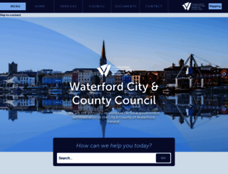 waterfordcouncil.ie screenshot