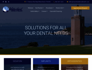 waterforddentalhealth.com screenshot