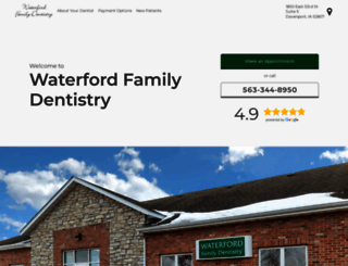 waterfordfamilydentistry.com screenshot