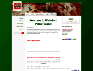 waterfordpizza.com screenshot