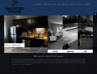 waterfordsquareapts-mi.com screenshot