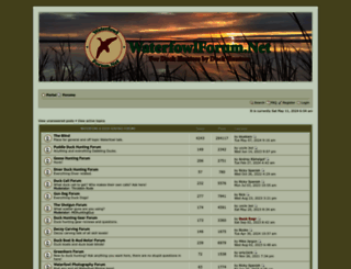 waterfowlforum.net screenshot