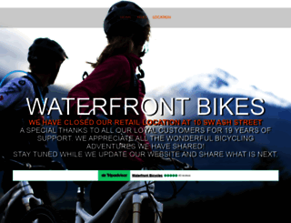 waterfrontbikes.com screenshot