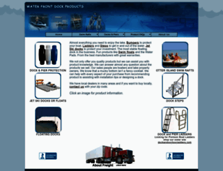 waterfrontdockproducts.com screenshot