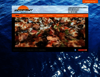 waterfrontpizza.com screenshot