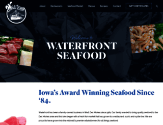 waterfrontseafoodmarket.com screenshot