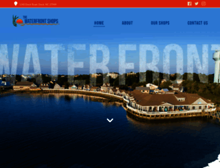 waterfrontshopsduck.com screenshot
