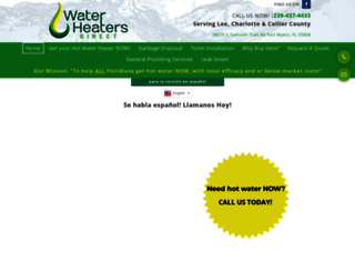 waterheatersdirect.net screenshot