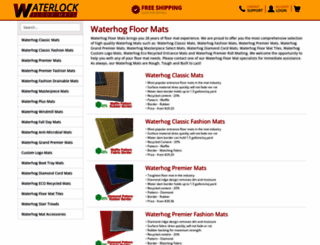 waterhogfloormats.com screenshot
