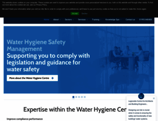 waterhygienecentre.com screenshot