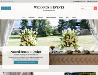 wateringcanweddings.ca screenshot