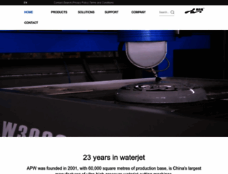 waterjetapw.com screenshot