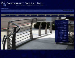 waterjetwest.com screenshot