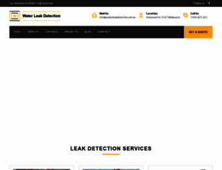 waterleakdetection.net.au screenshot