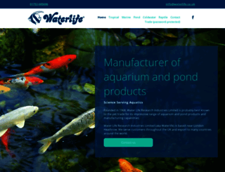 waterlife.co.uk screenshot