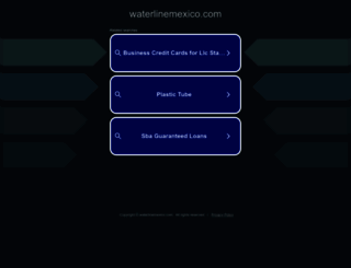 waterlinemexico.com screenshot
