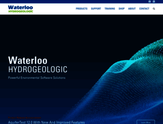 waterloohydrogeologic.com screenshot