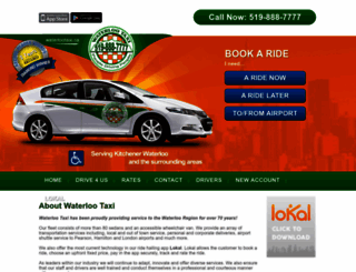 waterlootaxi.ca screenshot