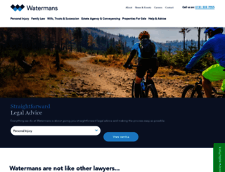 watermans.co.uk screenshot