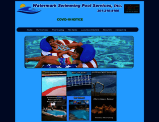watermarkswimmingpools.com screenshot