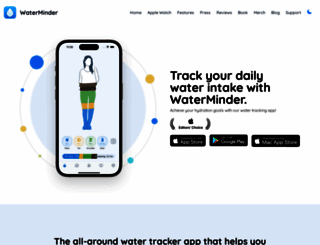 waterminder.com screenshot