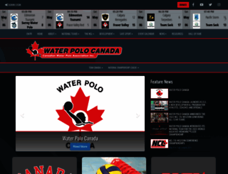 waterpolo.ca screenshot