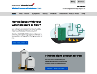 waterpressureproblems.com screenshot