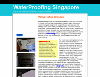 waterproofing.insingaporelocal.com screenshot