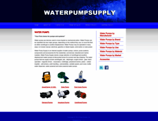 waterpumpsupply.com screenshot