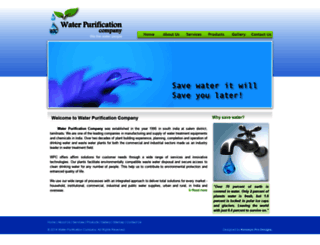 waterpurificationcompany.co.in screenshot