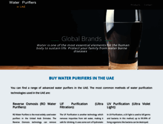 waterpurifiers.ae screenshot