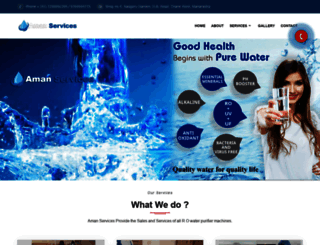 waterpurifiersinthane.com screenshot