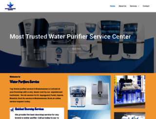 waterpurifiersservice.in screenshot
