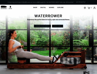 waterrower.com screenshot