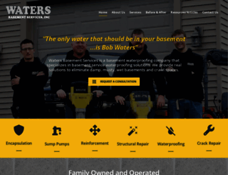 watersbasementservices.com screenshot