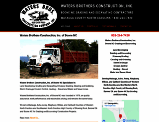 watersbrothersconstruction.com screenshot