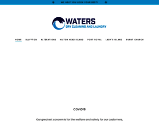 watersdrycleaners.com screenshot
