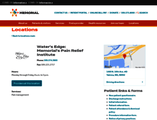 watersedgeyakima.org screenshot