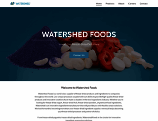 watershedfoods.com screenshot
