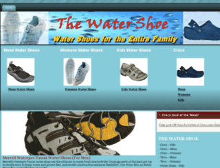 watershoe.org screenshot