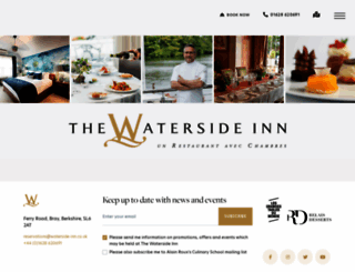 waterside-inn.co.uk screenshot
