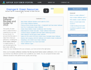 watersoftenerportal.com screenshot