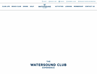 watersoundclub.com screenshot