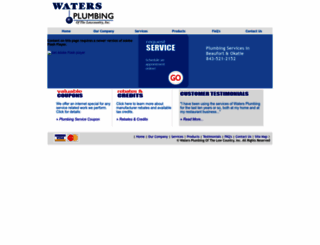 watersplumbinglc.com screenshot
