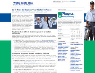 waterspotsblog.com screenshot