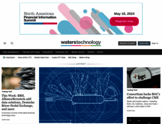 waterstechnology.com screenshot