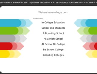 waterstonecollege.com screenshot