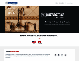 waterstonefaucetsintl.com screenshot