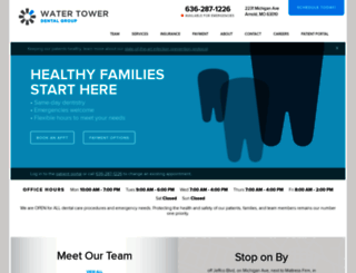 watertowerdentalgroup.com screenshot