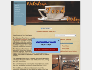 watertownfoodpantry.org screenshot